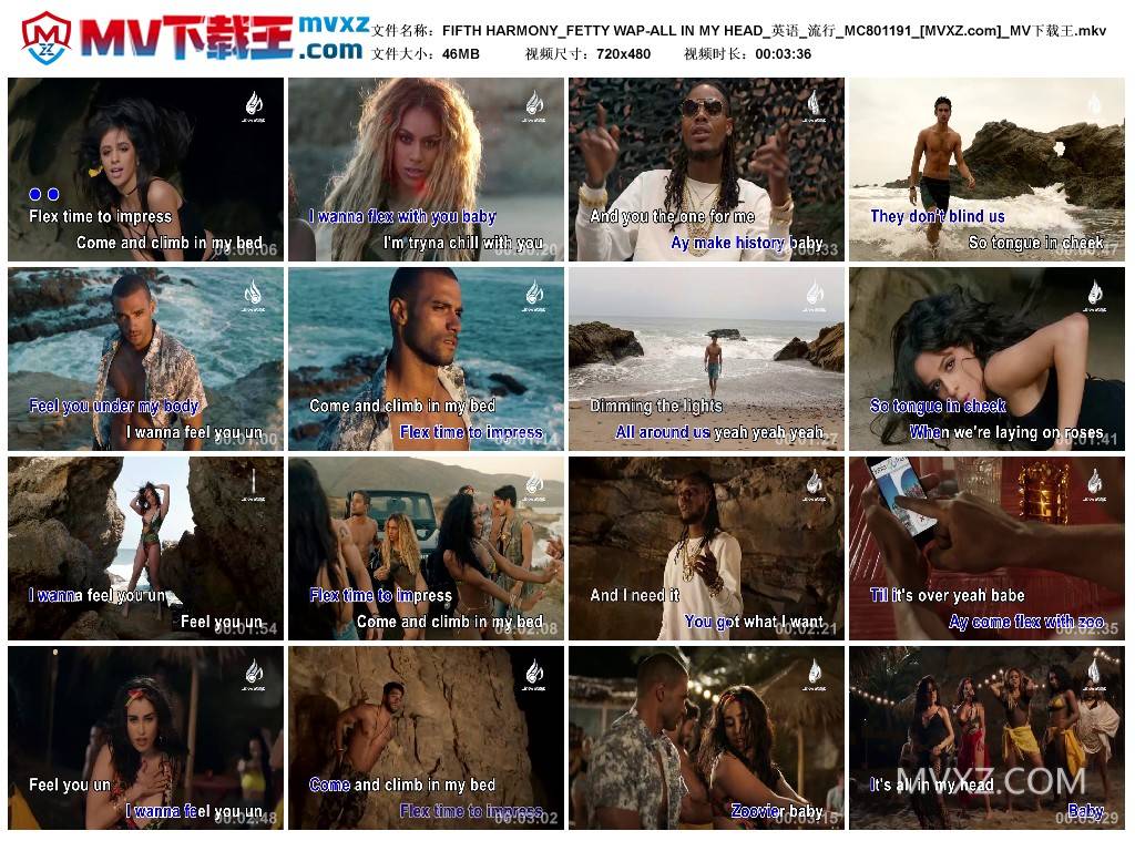 FIFTH HARMONY_FETTY WAP-ALL IN MY HEAD_英语_流行_MC801191
